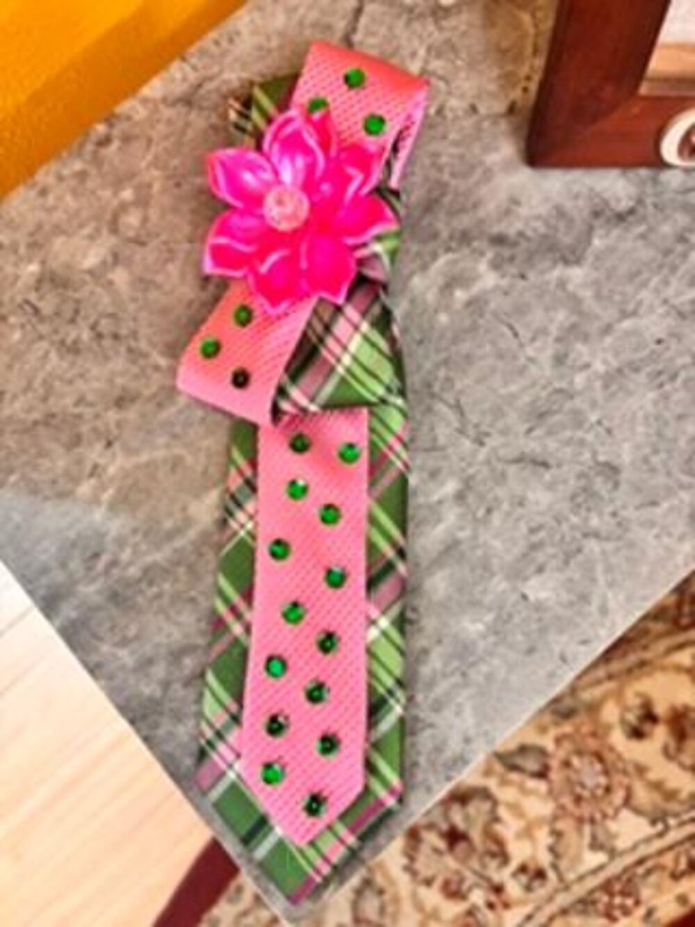 Custom Handcrafted Women's Tie Necklace